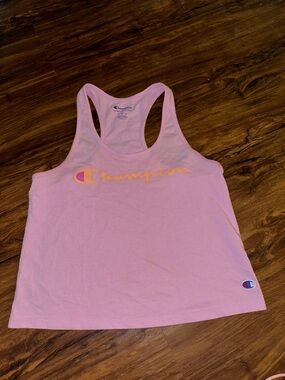 Champion Pink Racerback Tank women’s small